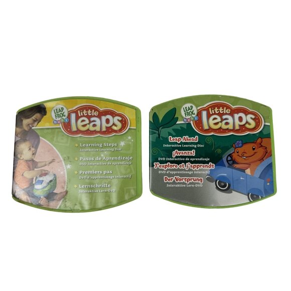 LeapFrog Little Leaps Learning Steps and Leap Ahead Interactive Learning Discs - Picture 1 of 6